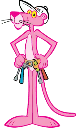 Owens Corning Logo_Construction Pink Panther